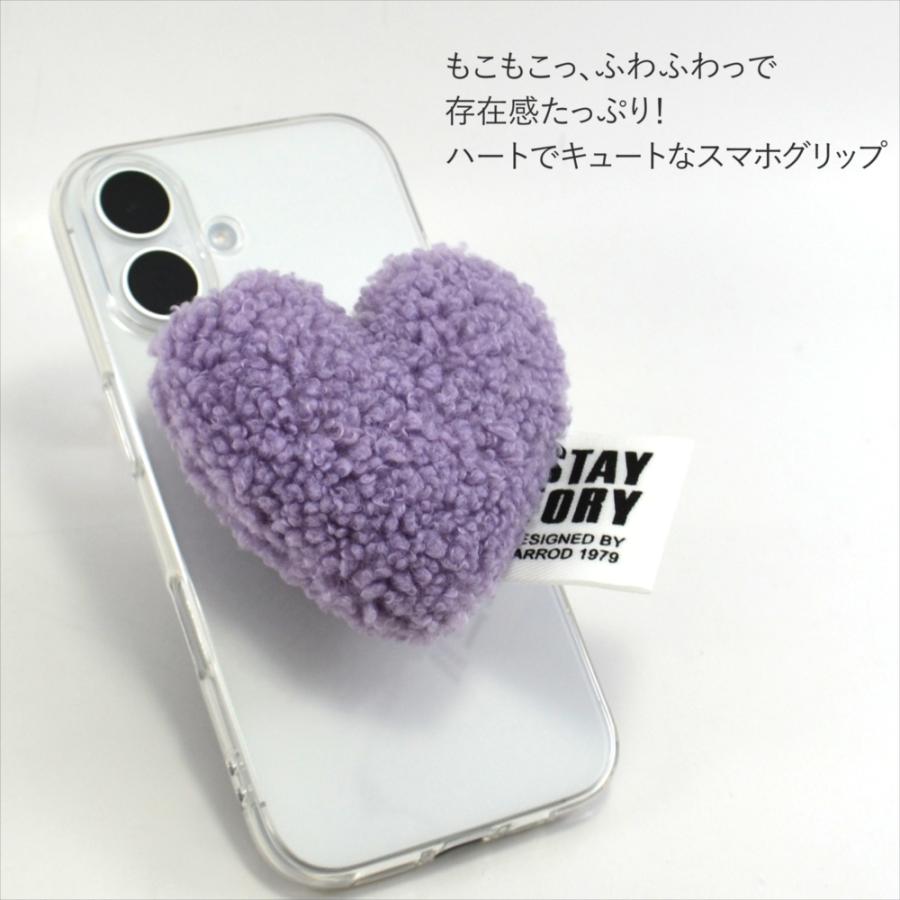 スマホグリップ グリップトック ハート スマホスタンド ポップアップ