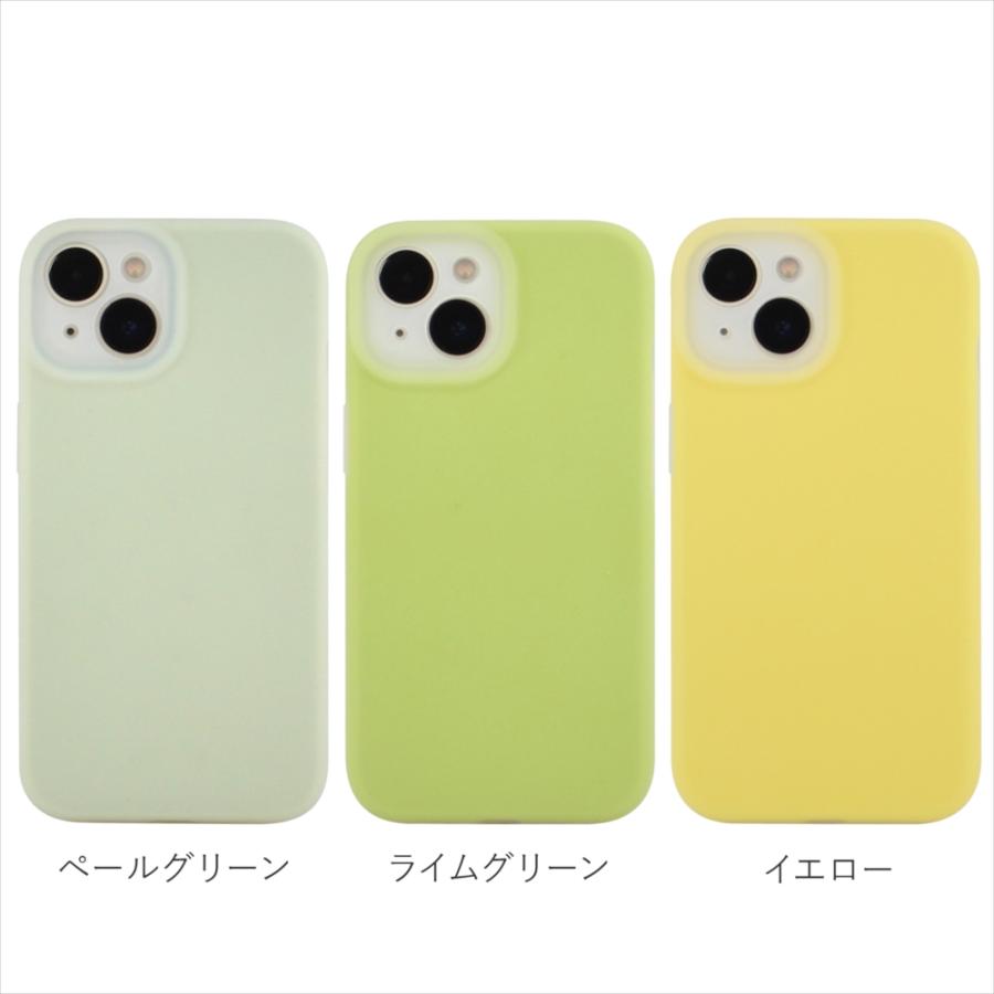 iPhone 14 シリコン ケース スマホケース iPhone15 ケース パステルカラー かわいい シンプル シリコン 指紋防止 パステル くすみカラー 15Pro アイフォン14プロ｜yyconnectonline｜08