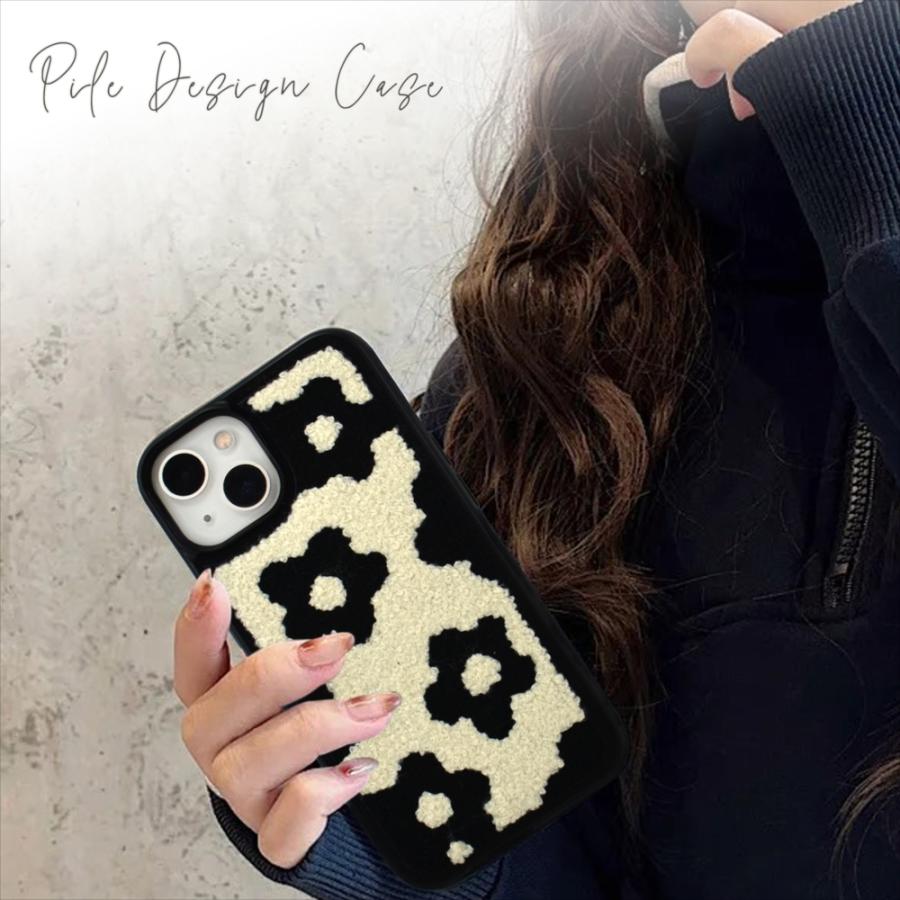 iPhone16 スマホケース iPhone15 16Pro Max ケース もこもこ ボア