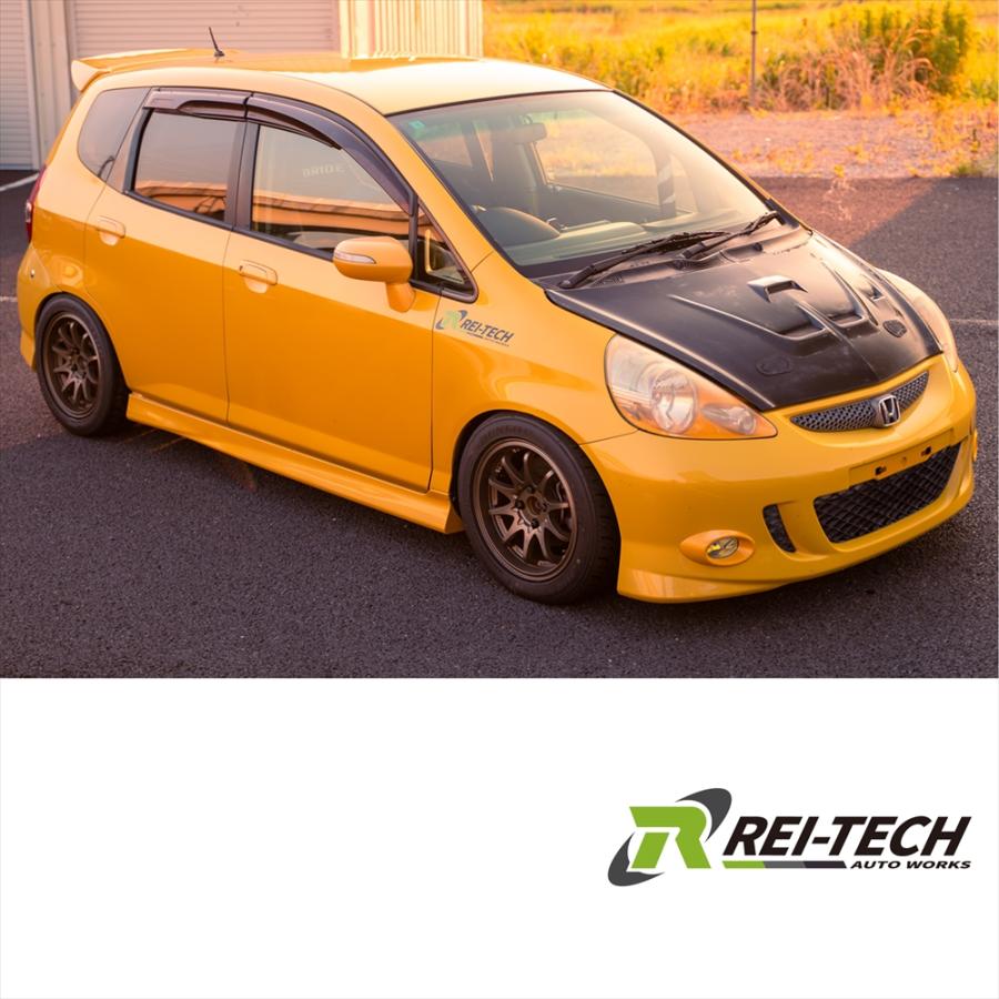 フィット GD系 リアスポイラー リアウイング 未塗装 FRP 車検対応 GD1