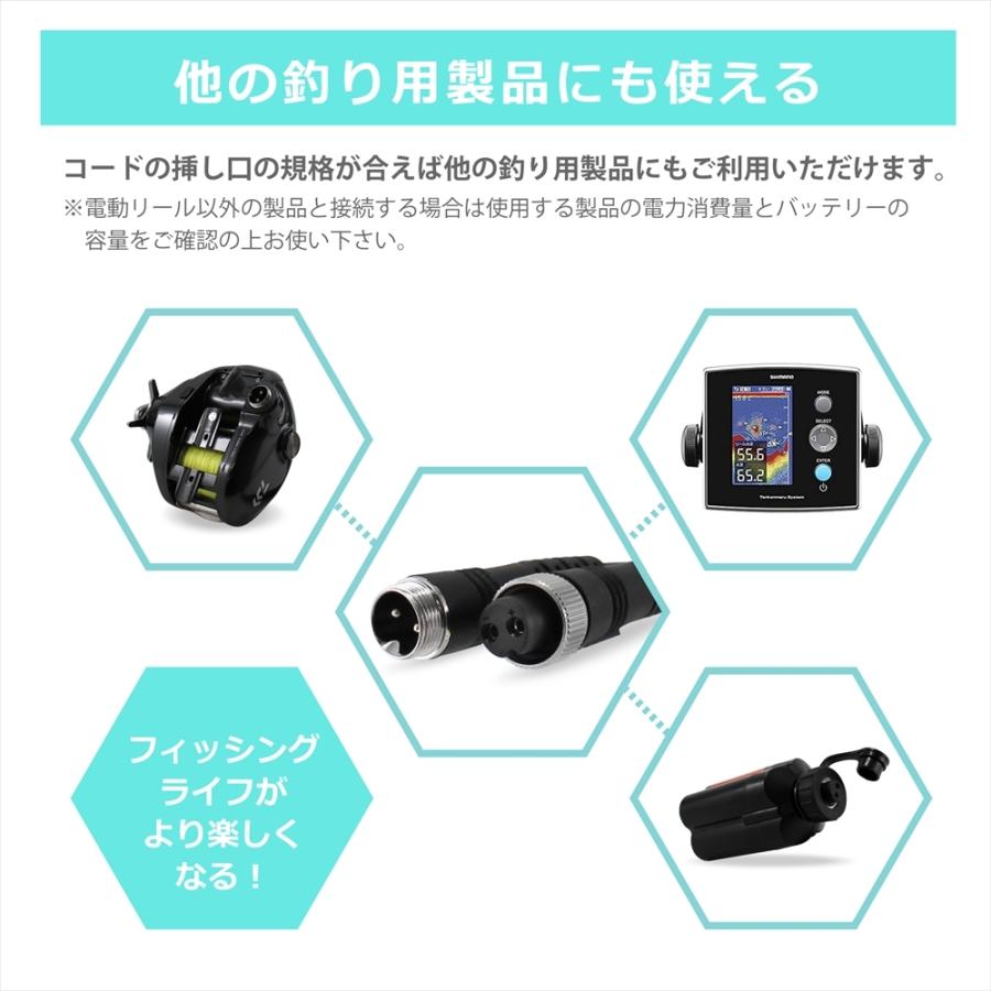 フィッシング たかさん専用DAIWA シーボーグBDe コード バッテリー