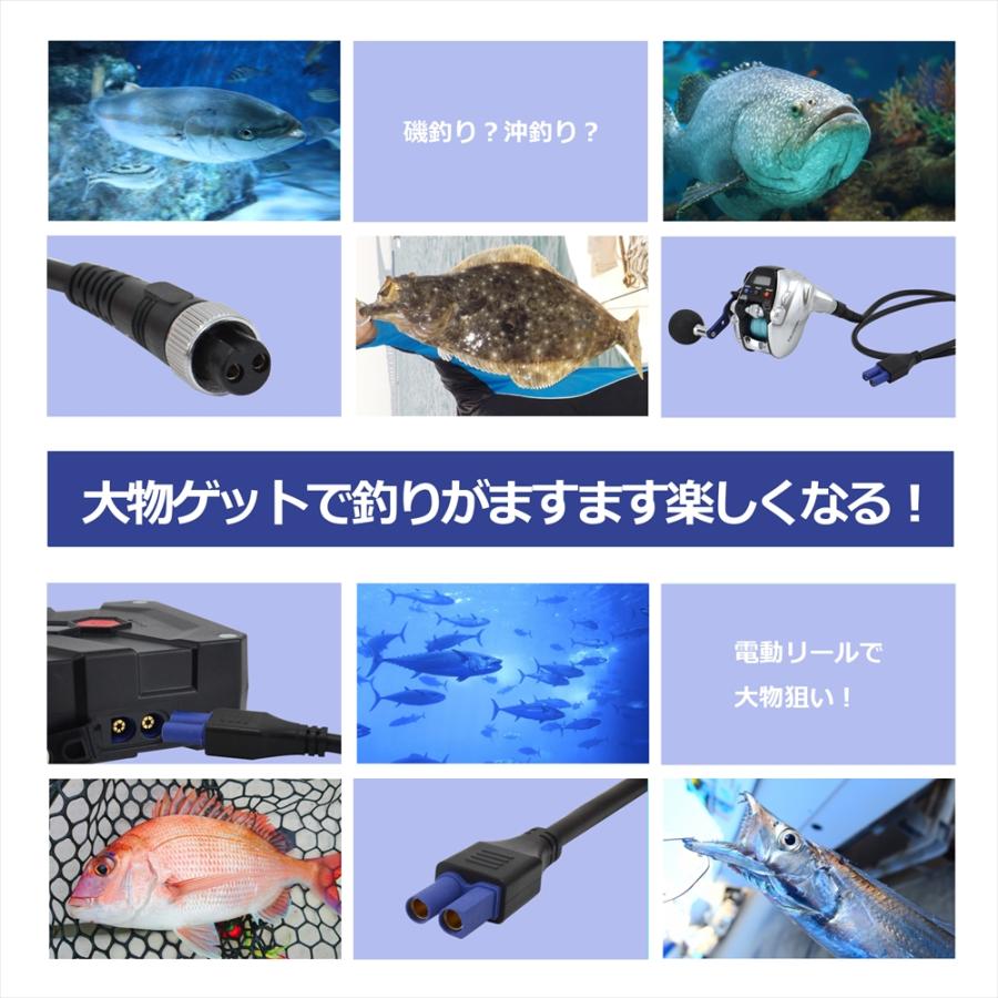 ダイワ電動リール　2個セット ダイワ シマノ 2芯 電動リールコード ジャンプスターター セット