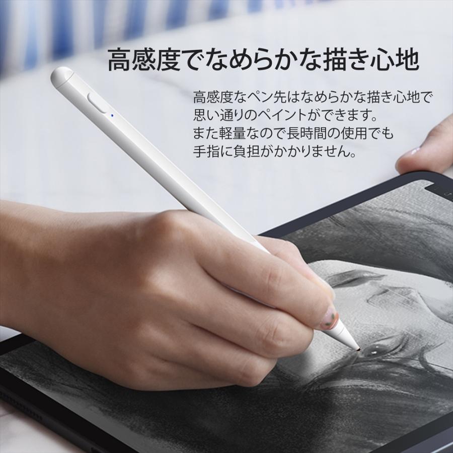 タッチペン スマホ タブレット iPad 極細 ペン先1.4mm スタイラスペン