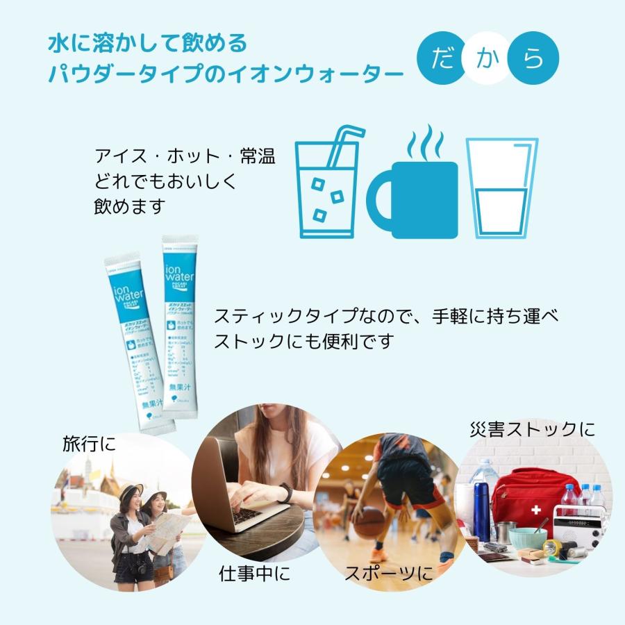 ポカリスエット イオンウォーター パウダー スティックタイプ 180ml用