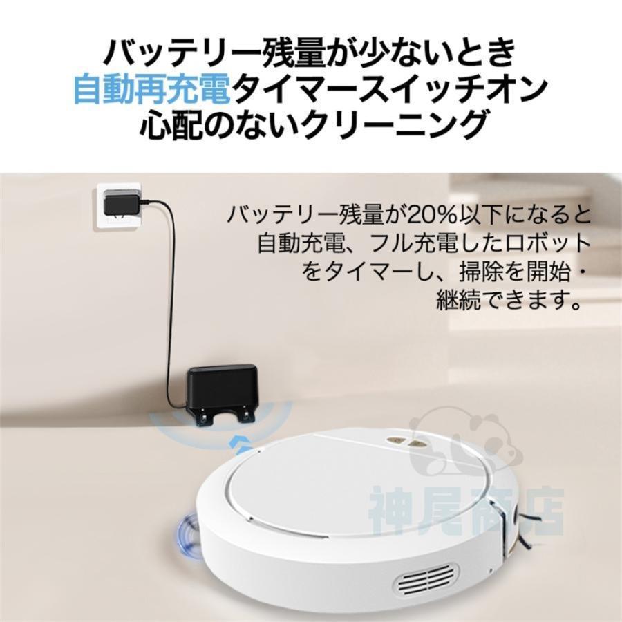 ロボット掃除機 8500Pa 強力吸引 水拭き両用 高性能 自動ゴミ収集 収納