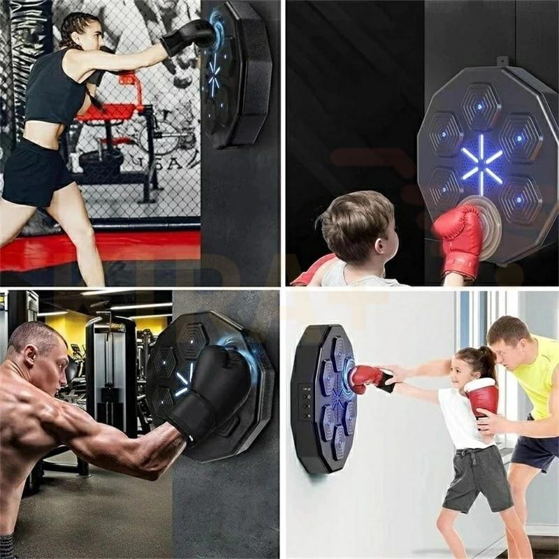 音楽ボクシングマシン スマートディスプレイ搭載 子供 大人兼用 壁掛け
