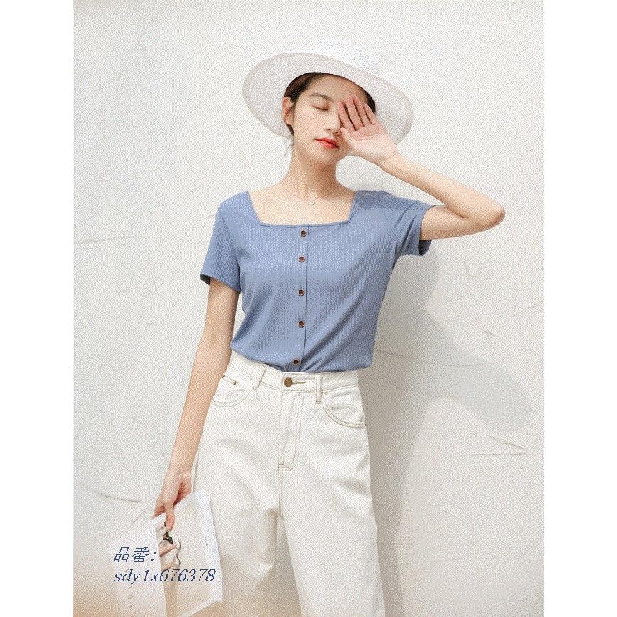 トップス レディース 夏 カットソー 半袖 夏服 オフィスカジュアル 韓国 かわいい 私服 ティーンズファッション 中学生 おしゃれ 10代 女子 代 Sdy1x 兄弟商店 通販 Yahoo ショッピング