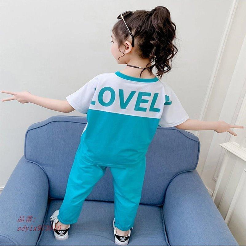 欲しいの ボトムス 子供服 セットアップ おしゃれ 安い 女の子 夏服 子供服 セットアップ キッズ 女の子 夏 2点セット カジュアル 半袖 新品 Tシャツ 上下セット 小学生 可愛い Www Threeriversofs Com