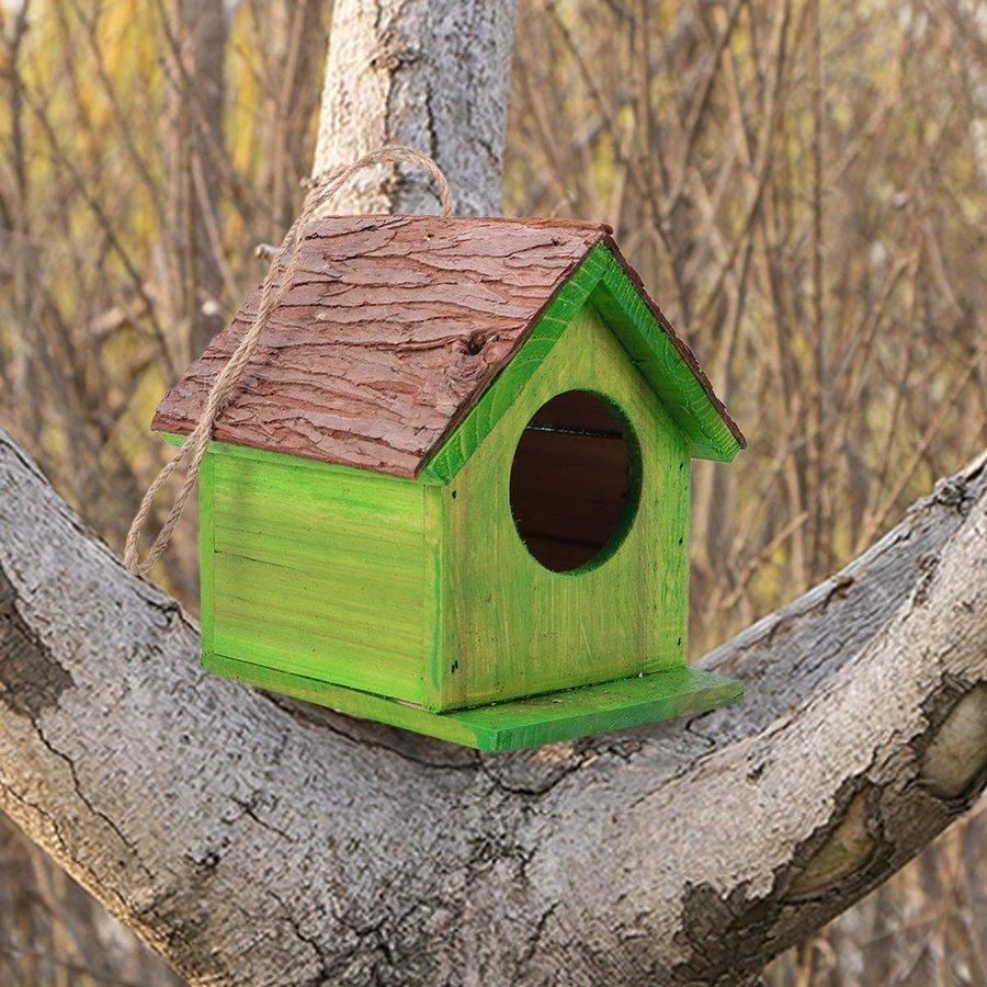 鳥用 巣箱 鳥小屋 木製 屋外 インコ 文鳥 バードルーム Diy 緑 Mt 0710 095 わいわいshop 通販 Yahoo ショッピング