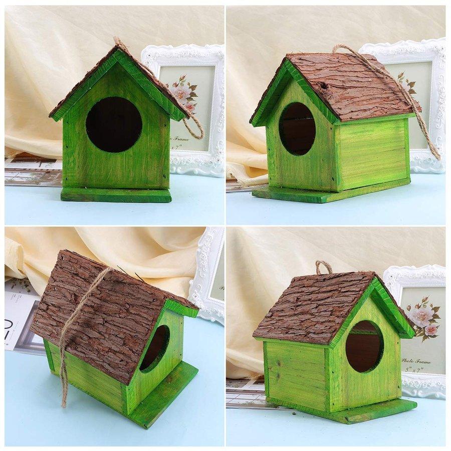 鳥用 巣箱 鳥小屋 木製 屋外 インコ 文鳥 バードルーム Diy 緑 Mt 0710 095 わいわいshop 通販 Yahoo ショッピング