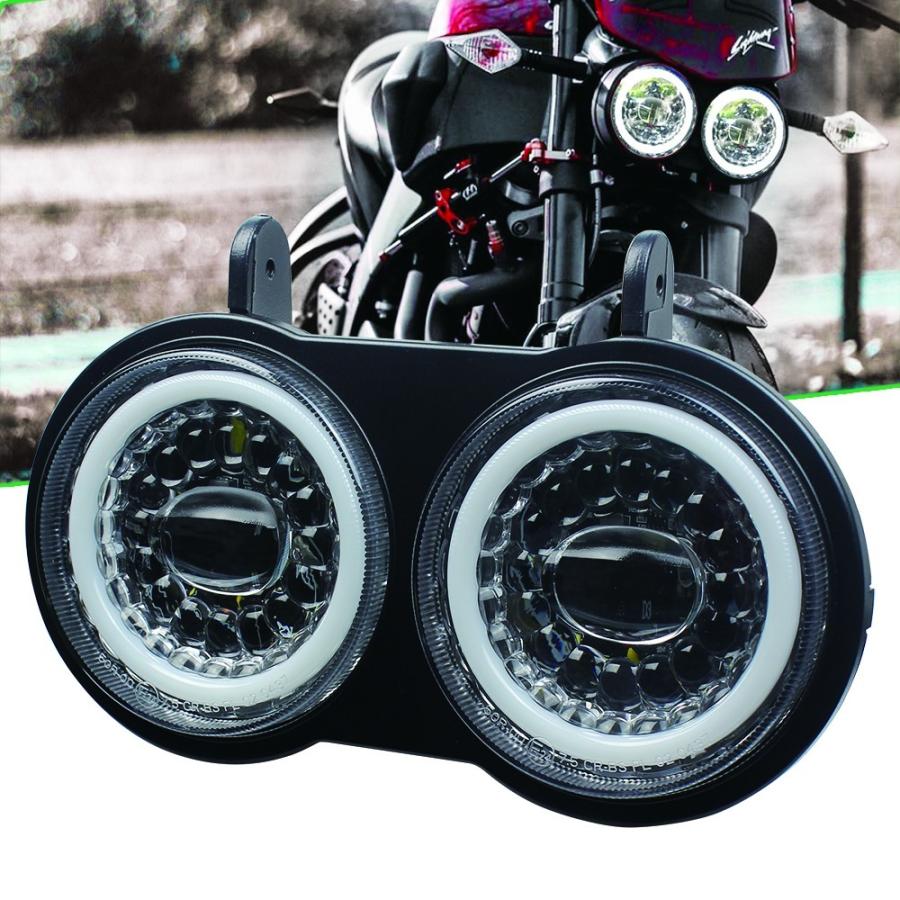 肌触りがいい バイク ヘッドライト ヘッドランプ Led 白 最新の激安 Www Thedailyspud Com