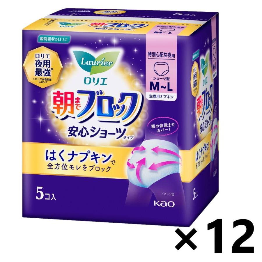ロリエ 【ケース販売!!】ロリエ 朝までブロック 安心ショーツ MーL 