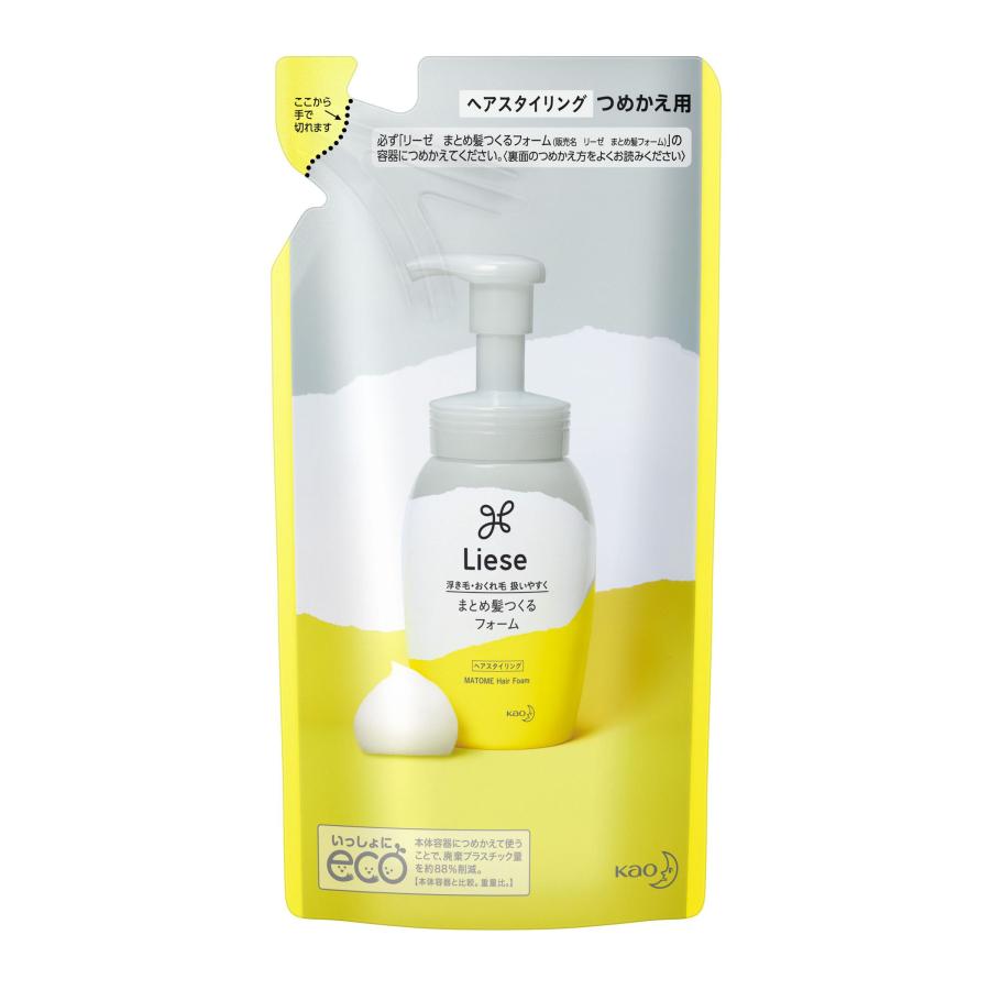 Liese リーゼ まとめ髪つくるフォーム つめかえ用 180ml 花王