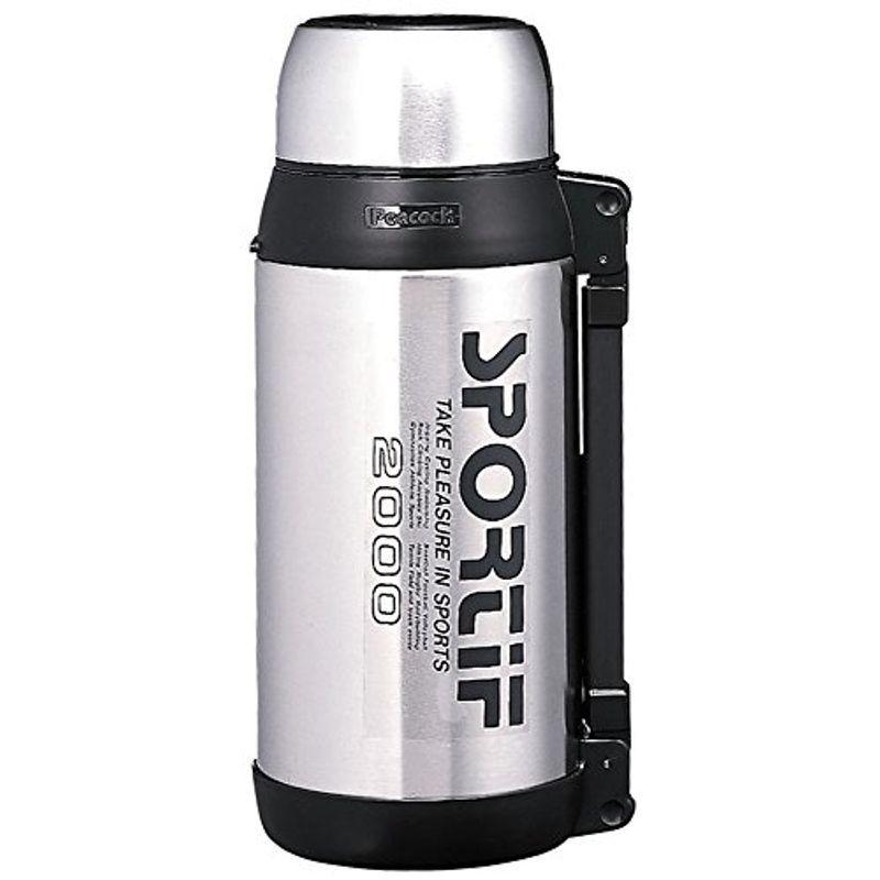 宅送] ステンレスボトル 水筒 ピーコック コップタイプ AXT-2000S 1.96L ブラック 水筒 - www.fattoriabacio.com