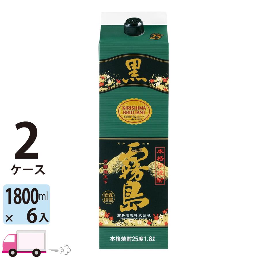 芋焼酎 25度 1.8L (1800ml) パック 6本入 2ケース(12本) 【公式通販】