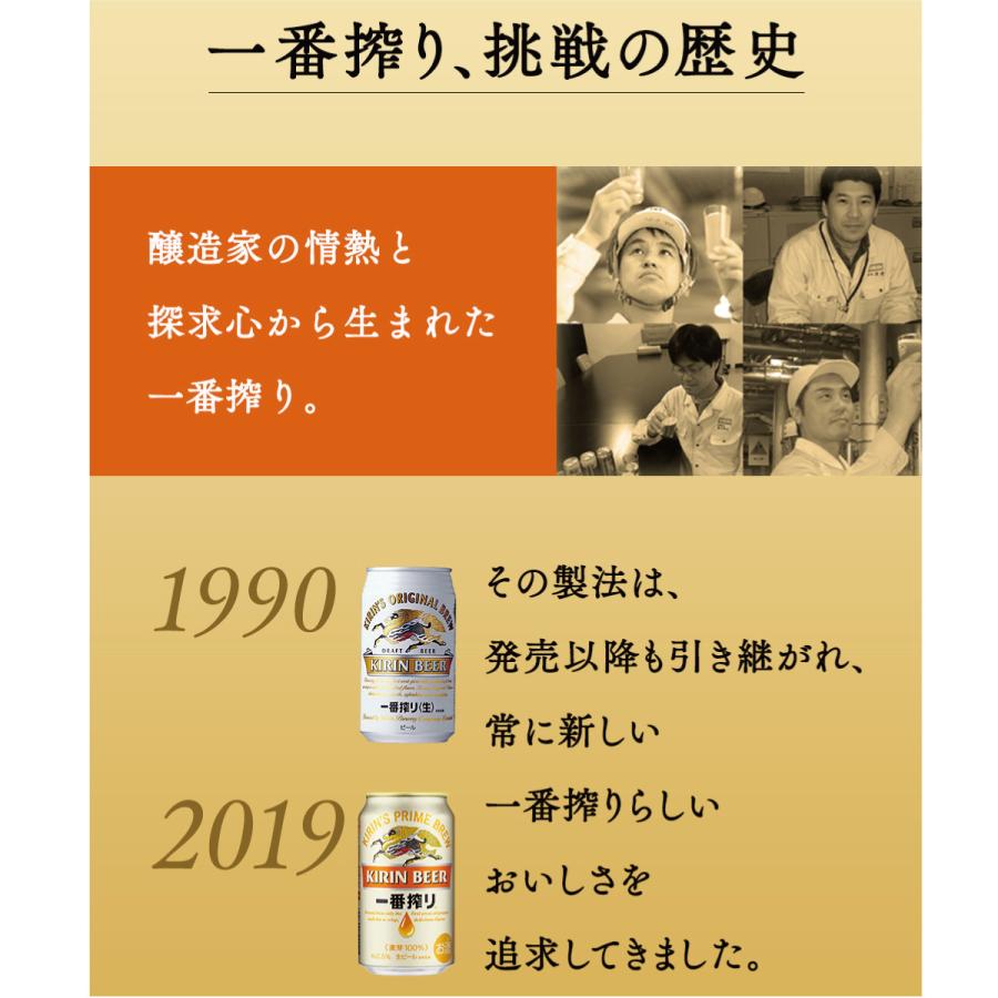 キリン 一番搾り 生ビール 350ml缶 24本×3ケース 送料無料 (一部地域除く)｜yytakuhaibin｜06