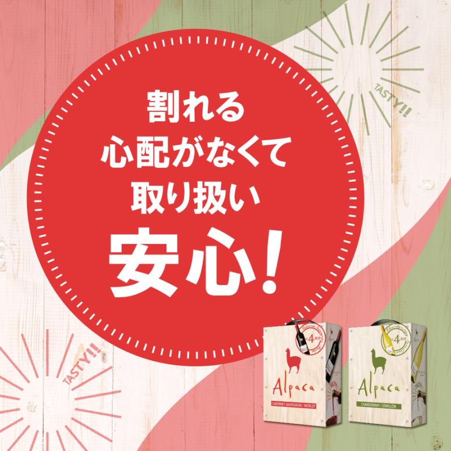 送料無料 BOXワイン BIB サンタ・ヘレナ・アルパカ・カベルネ・メルロー 3000ml 1ケース (4本)｜yytakuhaibin｜04