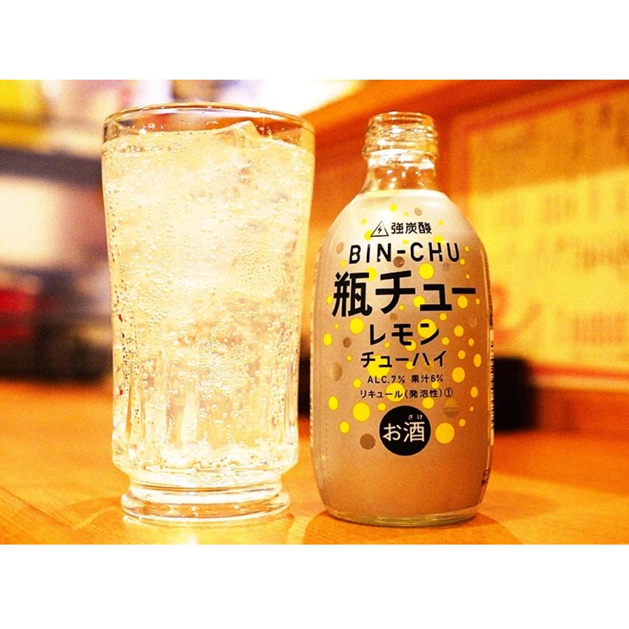 合同酒精 BIN-CHU 瓶チュー レモン 300ml 24瓶入 1ケース(24本) : YY卓