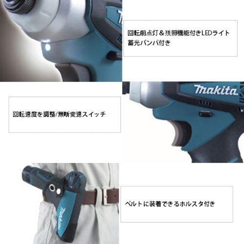 マキタ(Makita) 充電式インパクトドライバ 10.8V 1.3Ah 白 バッテリー2個付き TD090DWXW｜yyya-shop｜04