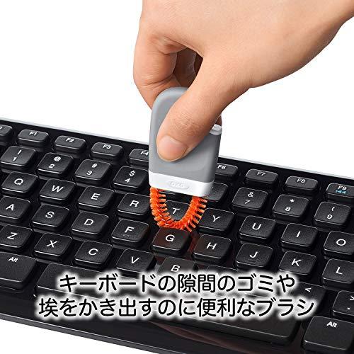 OXO キーボード&液晶クリーナー 3種 セット 埃とり 拭きとり ホワイト 155x65x30mm 12246300｜yyya-shop｜03