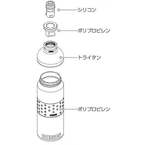 SIGG(シグ) スポーツ アウトドア ポリプロピレン製 ヒーロー スクイーズボトル 0.6L ベリー 13053｜yyya-shop｜02