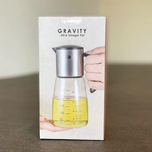 YO-KO Gravity Oil & Vinegar Pot グラビティ シルバー オイル＆ビネガー ボトル ポット｜yyya-shop｜09