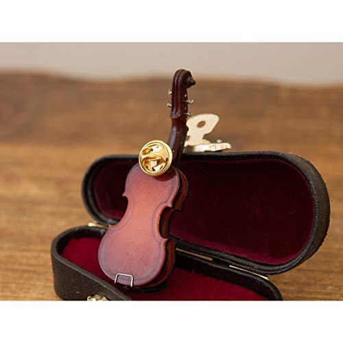 秋月貿易 デザイン小物 バイオリン W2.5×D2×H7cm ミニチュアバンド ピンバッチ PV-｜yyya-shop｜02