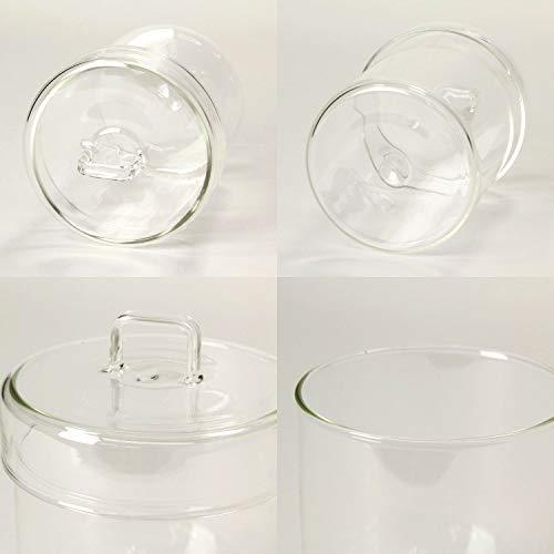 SPICE OF LIFE(スパイス) ふた付き ガラス キャニスター LABO GLASS クリア Lサイズ 直径11cm 高さ15cm0 KEGY｜yyya-shop｜02