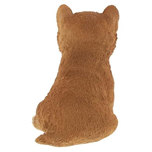 リアルすぎてドキッとするほど本物そっくりな犬のガーデンオーナメント 赤柴 子犬 ワンちゃん好きな人へのプレゼント オブジェ 置物 エンプレットベール(