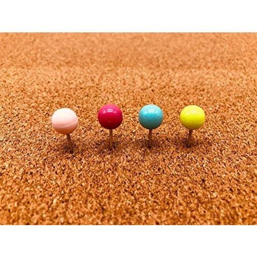 Happy Spring 画びょう 押しピン マップピン 木 四角 100個 入り