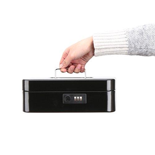 Jssmst(ジェスマット)手提金庫 ダイヤル式 金属製 25x20x9cm Jssmst(ジェスマット)手提金庫 ダイヤル式 金属製 25x20x9cm