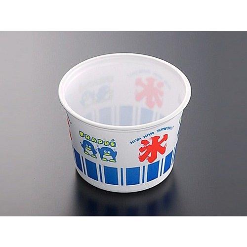 中央化学 日本製 使い捨て容器 CFカップ 95-270 氷89 身 100枚入サイズ:約9.3×9.3×6.6cm ホワイト｜yyya-shop｜03