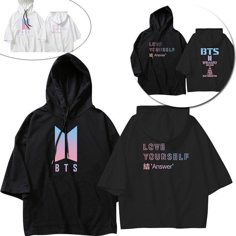 人気ブランド新作豊富 長袖 Bts 防弾少年団 パーカー スウェット プルオーバー レディース メンズ 薄手 フード付き 韓流グッズ ウェア Tシャツ パーカー カラー 1 Www We Job Com