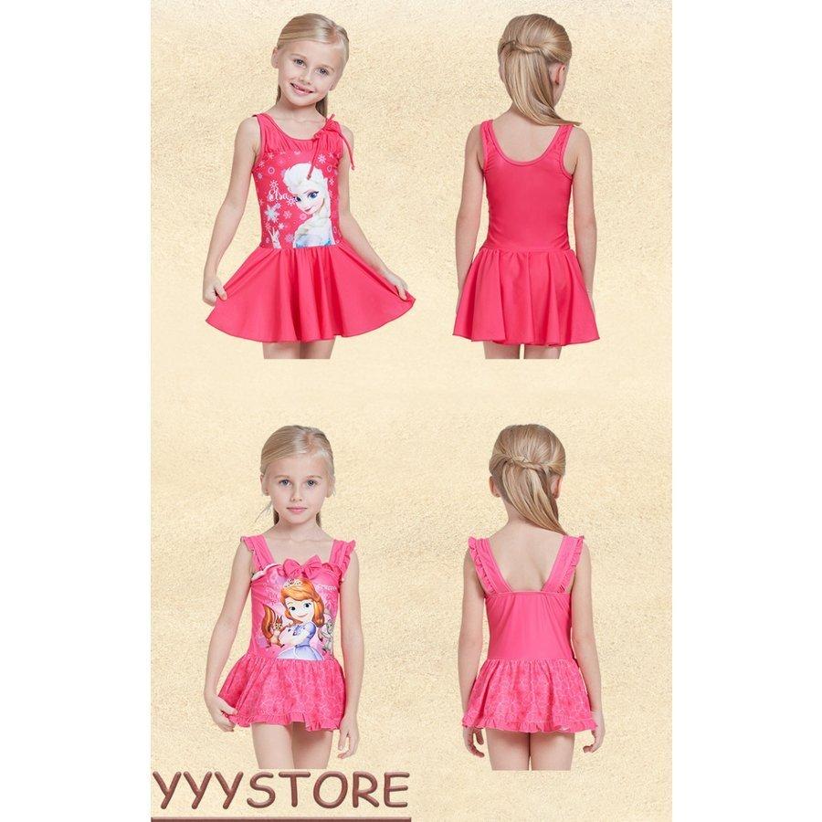 New売り切れる前に 子供用水着 ディズニー Disney Frozen フローズン アナと雪の女王 エルザ Elsa 女の子 ワンピース水着 プール ビーチ温泉用 スイムウェア Upf50 Aynaelda Com