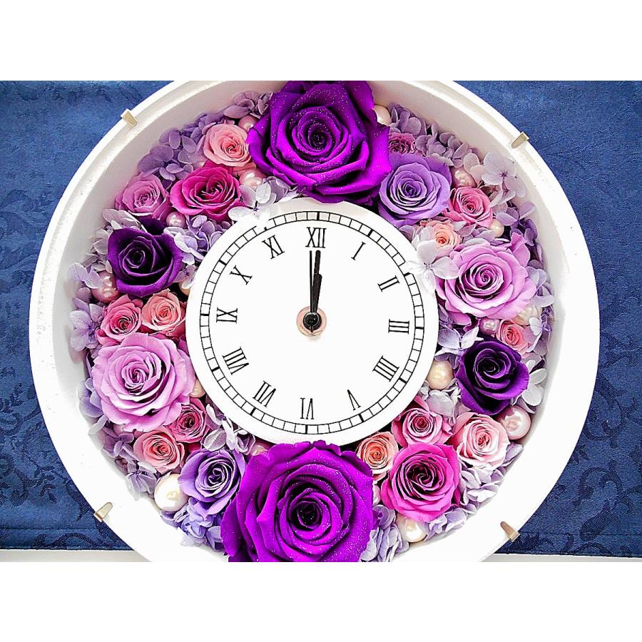 古希祝い プレゼント 母 紫 プリザーブドフラワー 花 喜寿祝い 女性 花