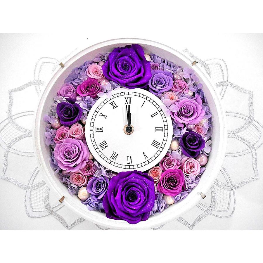 古希祝い プレゼント 母 紫 プリザーブドフラワー 花 喜寿祝い 女性 花