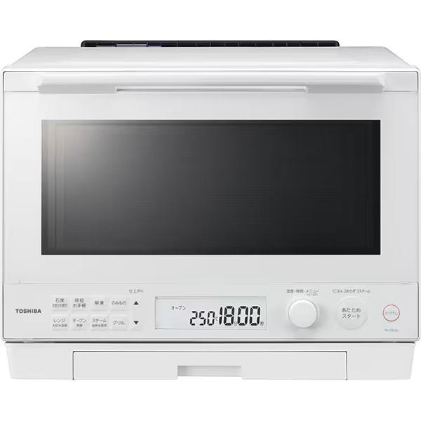 東芝 過熱水蒸気オーブンレンジ 30L 石窯ドーム ER-YD100（W）グラン 