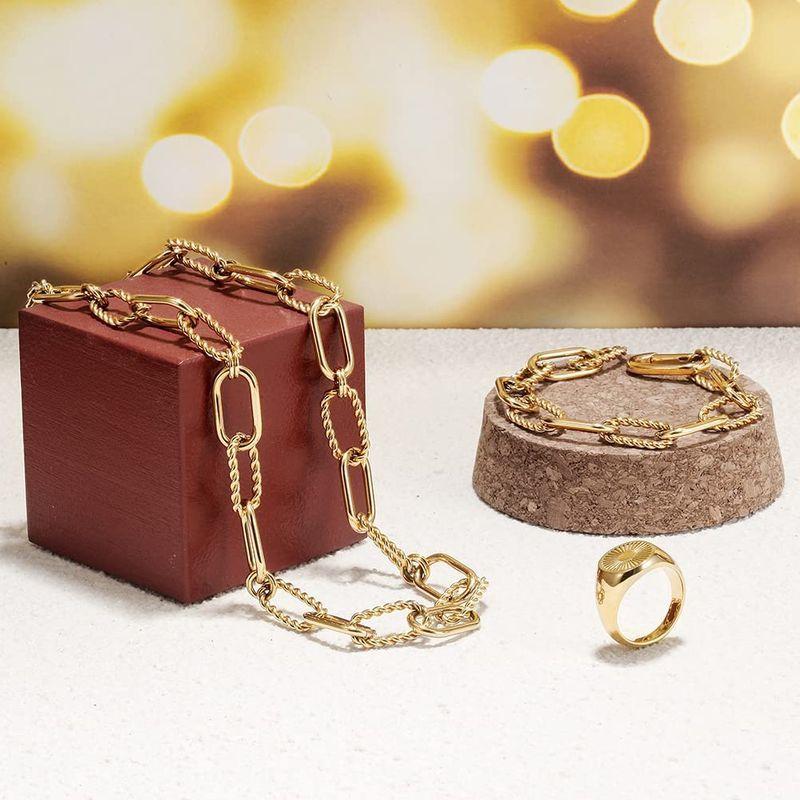高評価なギフト Cable Filled Gold 14k Wire Rope Twist Classic Brand Designer bracelet ブレスレット