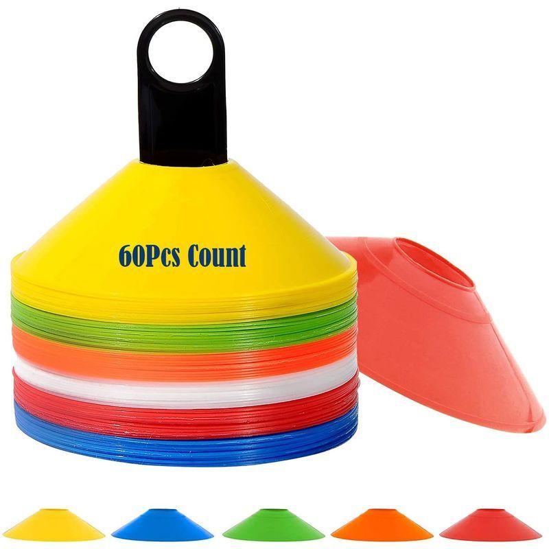 セール 登場から人気沸騰 Marker Training 60 of Set Wrzbest Multi Di Football Cones  Soccer Color その他アメフト用品