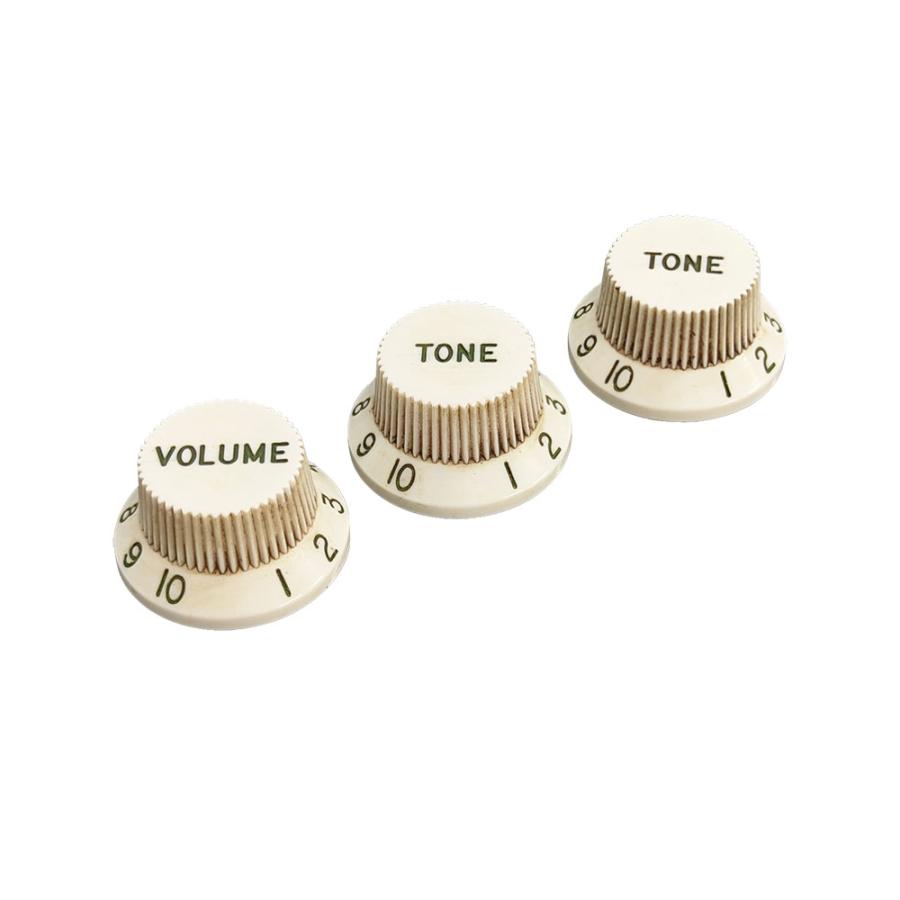 YJB PARTS ストラトノブセット レリックエイジドホワイト Dark Green