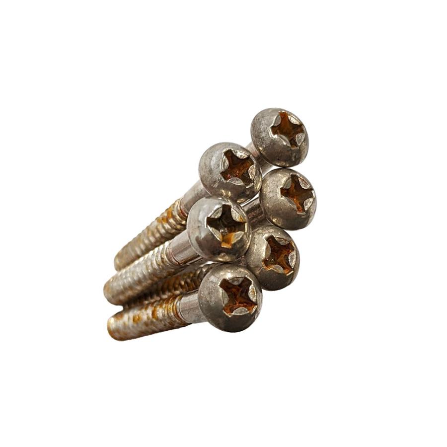 YJB PARTS シンクロトレモロブリッジ固定用ネジ 6pcs/set インチ