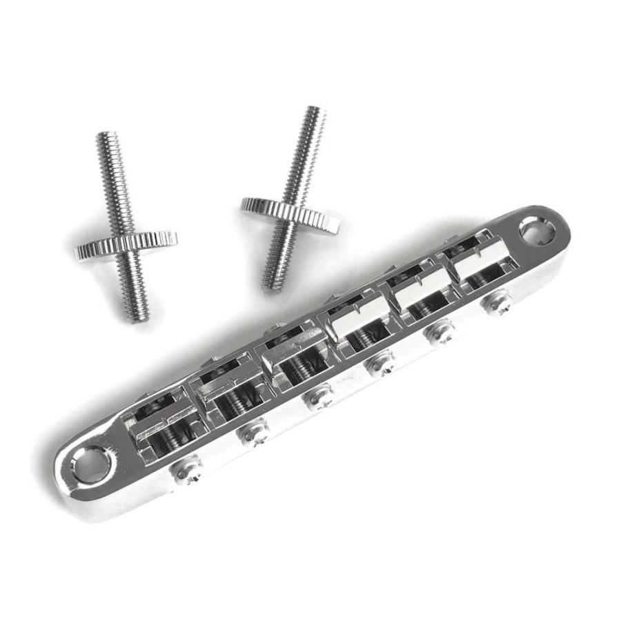 GOTOH GE104B-C Tune-O-Matic/ABR-1タイプ クローム (メール便 GOTOH GE104B-C Tune-O-Matic/ABR-1タイプ クローム (メール便