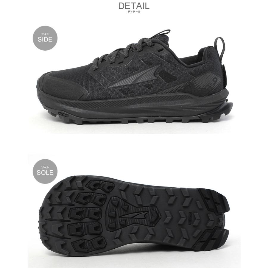 ALTRA ランニングシューズ ブラック ALTRA アルトラ トレイルランニングシューズ レディース ローンピーク