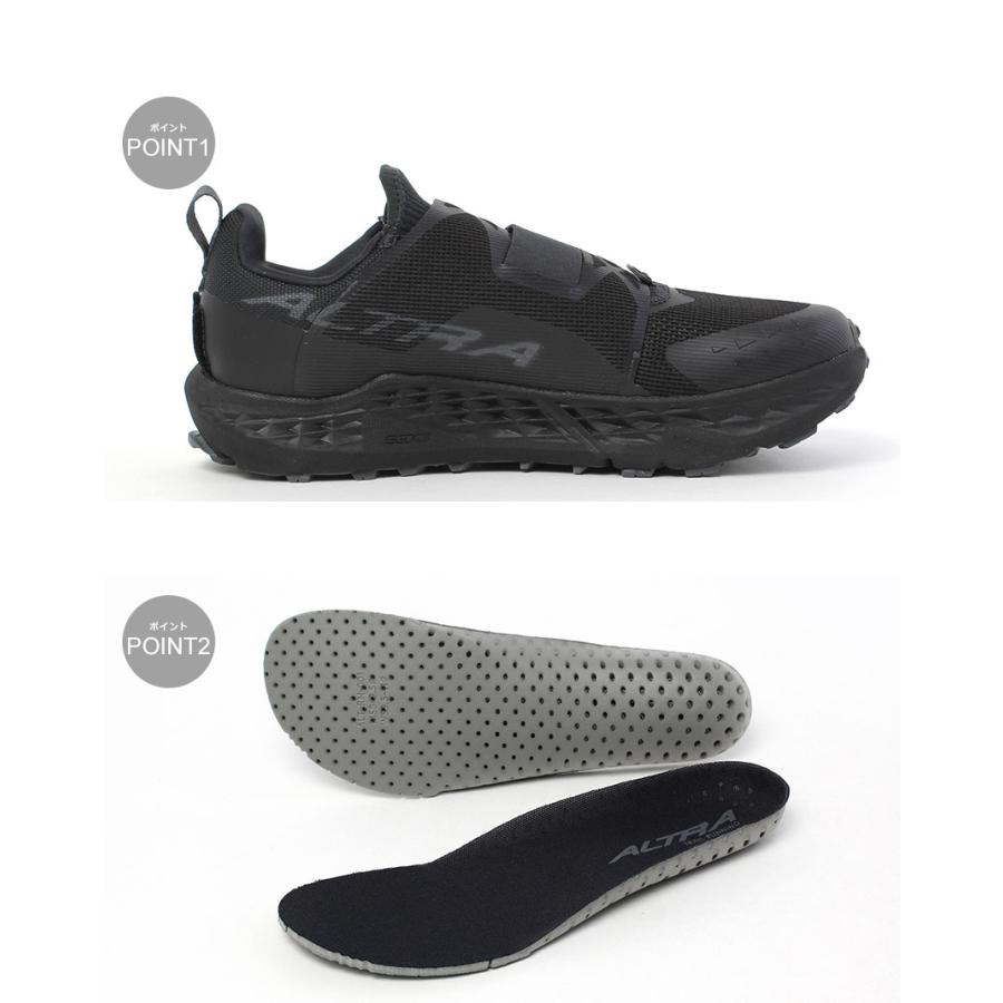 アルトラ トレイルランニングシューズ メンズ ティンプ 5 ボア ALTRA AL0A85Q9001 AL0A85Q9923 ブラック 黒 ベージュ 靴 軽量|slz|の画像
