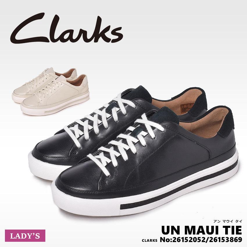 クーポンで500円off クラークス スニーカー レディース アン マウイ タイ Clarks ブラック 黒 ホワイト 白 靴 シューズ レザー 1013 0099 マスク スニーカーならz Craft 通販 Yahoo ショッピング