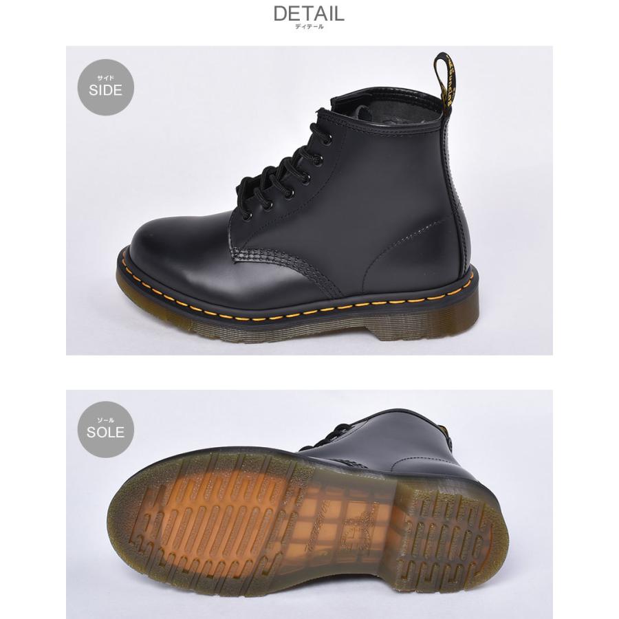 送料無料 ドクターマーチン ブーツ 6ホール メンズ レディース 101 YS 6 EYEBOOT DR．MARTENS 26230001 黒 靴 シューズ ブランド 人気｜z-craft｜02