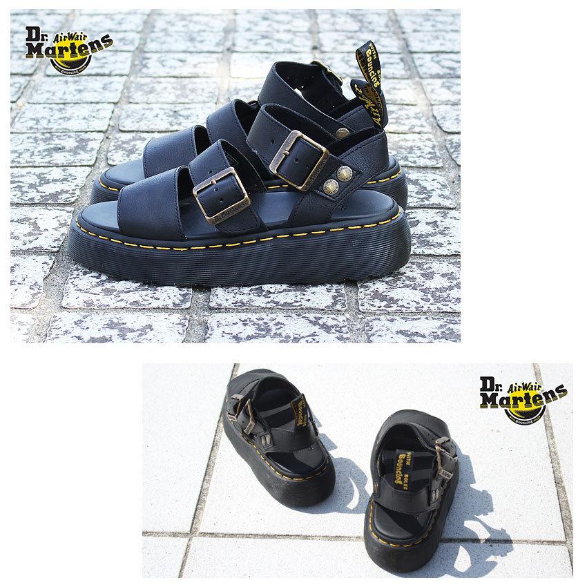 送料無料 ドクターマーチン サンダル レディース グリフォン クアッド DR．MARTENS 25720001 ブラック 黒 靴 ベルト ストラップ おしゃれ｜z-craft｜03