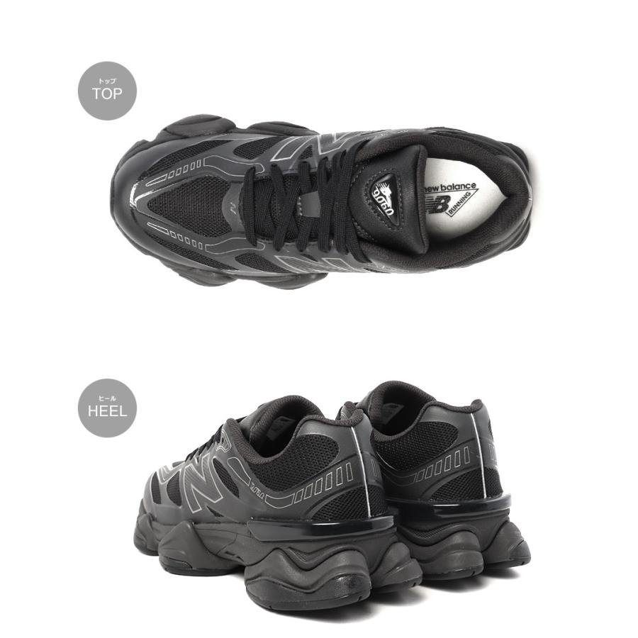 ニューバランス スニーカー メンズ レディース 9060 NEW BALANCE U90606TO ブラック 黒 靴 シューズ ブランド ロゴ スポーティ | New Balance | 04