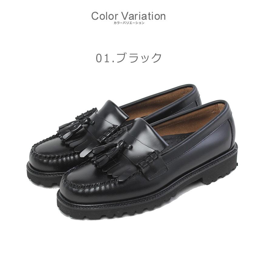 G.H Bass ローファー レザー ブラック G.H.BASS（ジーエイチバス） ローファー メンズ レイトン ラグ ウィー