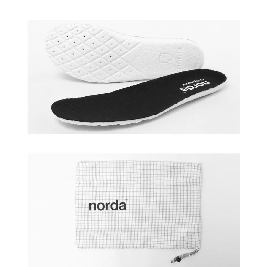 ノルダ スニーカー トレイルランニングシューズ メンズ 001A G＋ NORDA ホワイト 白 ブラック 黒 靴 シューズ スニーカー スポーツ 運動 lslnl|slz|の画像